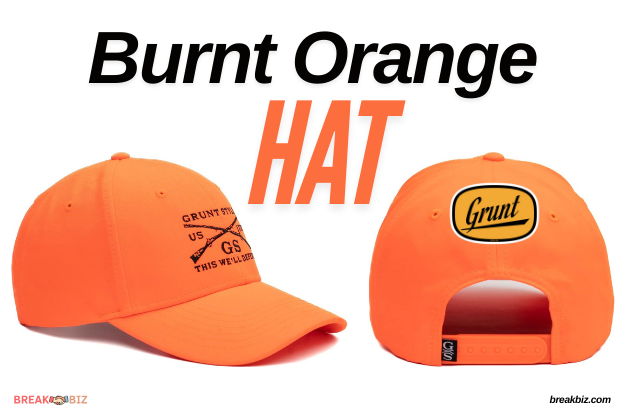 Burnt Orange Hat Clean Up Grunt